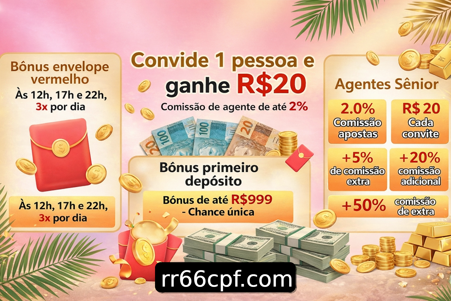 Banner do Bônus do Casino rr66